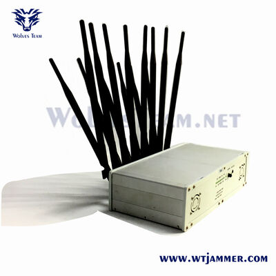 comprare 55W Desktop Signal Jammer con copertura a 10 bande e schermatura omnidirezionale per ambienti sicuri fabbricazione online