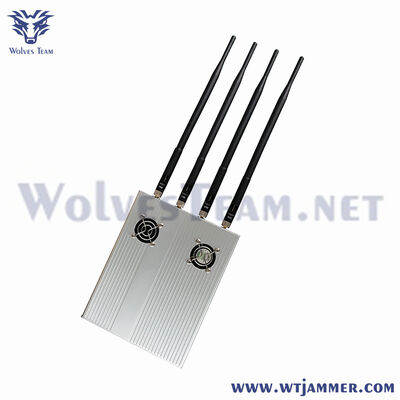 comprare Silver Style 4 Antenne High Power Signal Jammer. Blocca i segnali GSM, CDMA, 3G dei cellulari. fabbricazione online