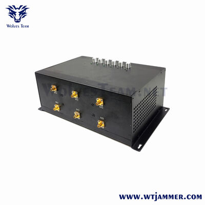 comprare Black Style 6 Antenne Disturbatore di segnale di potenza regolabile Multi Band WiFi GPS Bloccatore di droni per cellulari fabbricazione online