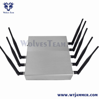 comprare 8 antenne di potenza regolabile Blocchi di interferenza a banda completa 2G 3G 4G Wi-Fi Segnali GPS e Bluetooth fabbricazione online