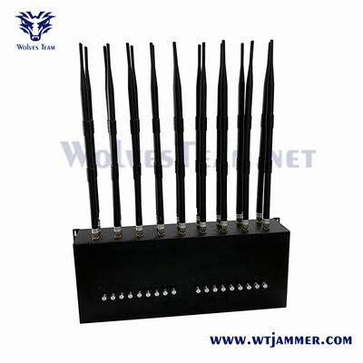 comprare Jammer a banda intera ad alta potenza da 18 antenne che blocca i segnali GPS e drone 2G 3G 4G 5G WiFi fabbricazione online