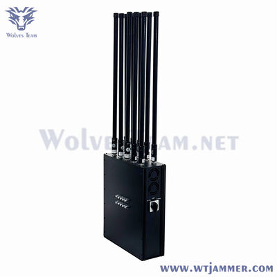 comprare Sistema di interferenza IED ad alta potenza a 8 bande 4G/5G Bloccante RF multi-frequenza cellulare/GPS/UHF/VHF fabbricazione online
