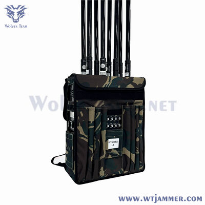comprare WT808B20-8 Tactical Backpack Jammer. Dispositivo anti-drone e interferenza di segnali di bombe. fabbricazione online