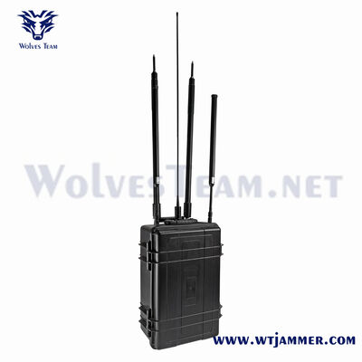 comprare Jammer di segnale a 4 bande con ruote Wolves Team per uso EOD e di pubblica sicurezza fabbricazione online