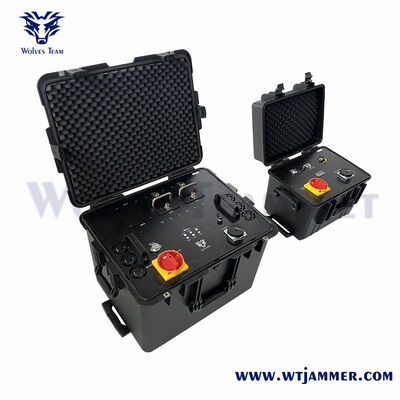 comprare Interruttore anti-drone ad alta potenza multi-canale portatile, bloccante modulare del segnale RF con antenne omni/panel per la sicurezza all'aperto fabbricazione online