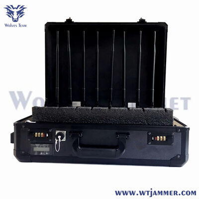 comprare 8 Band Regolabile RF Signal Jammer Cassaforte Nascosto Tipo Anti-Spionaggio Anti-Ascoltamento Blocker fabbricazione online
