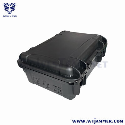 comprare Scatola batteria portatile ad alta capacità per disturbatore di segnale, alimentatore robusto e impermeabile con caricabatterie rapido da 180 W fabbricazione online