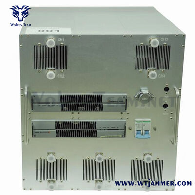 comprare Silver Style Wolves Team 10-Channel Industrial RF Jammer, Ultra High Power Stationary Signal Blocker per uso di confine fabbricazione online