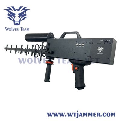 comprare Pistola di interferenza anti-drone a mano, bloccante del segnale portatile 1.5G/2.4G/5.8G con antenna Yagi ad alto guadagno per la sicurezza dei VIP e degli eventi fabbricazione online