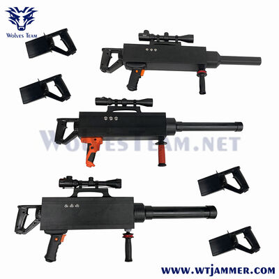 comprare Pistola di interferenza modulare anti-drone - bloccante del segnale UAV a 3 bande con batterie staccabili fabbricazione online