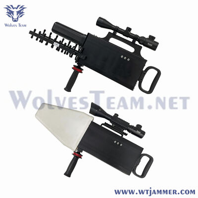 comprare Pistola di interferenza anti-drone portatile professionale - bloccante del segnale UAV direzionale con vista ottica fabbricazione online