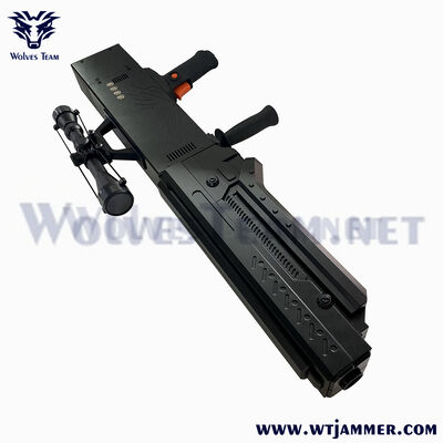 comprare Pistola di interferenza tattica anti-drone futuristica - Bloccatore di segnale portatile integrato fabbricazione online