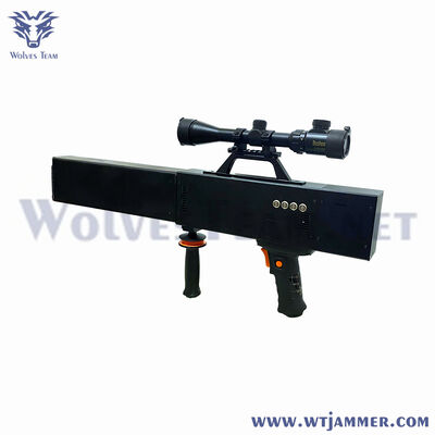 comprare Pistola Jammer anti-drone tattica fantascientifica - Killer UAV tutto in uno ad alta potenza con batteria incorporata fabbricazione online