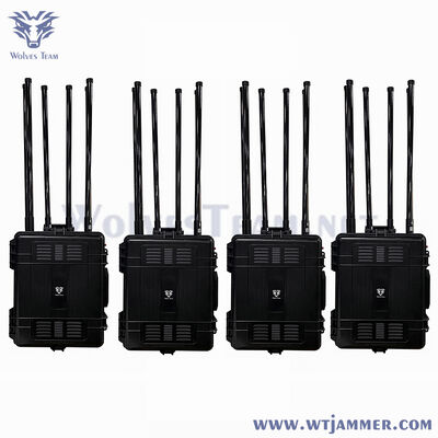 comprare Anti-drone jammer dotato di sistema di raffreddamento del ventilatore integrato e di un involucro impermeabile per il funzionamento in ambienti esterni fabbricazione online