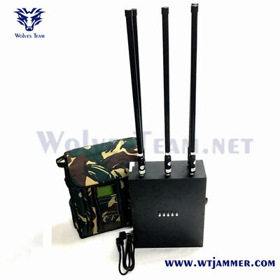 comprare 5 antenne backpack signal jammer per GPS & WIFI & anti-drone & anti-IED protezione fabbricazione online
