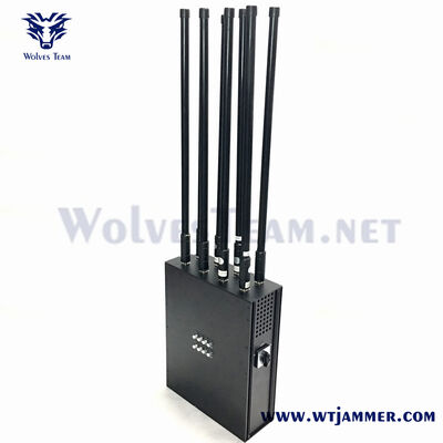 comprare 8 canali High Power RF Backpack Signal Jammer per GPS & WIFI & Anti-Drone & Anti-IED Shielding fabbricazione online