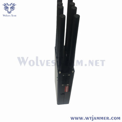 comprare Jammer portatile 2G/3G/4G/5G/WiFi/GPS a 8 canali 16W fabbricazione online