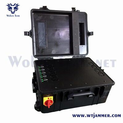 comprare 5 bande 480W High Power Portable Wireless RF Signal Jammer fabbricazione online