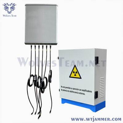 comprare 6 bande 300W Outdoor Waterproof Signal Jammer 4G 5G GSM Directional & Omni Antenna fabbricazione online