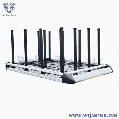comprare 20-6000MHz Full Frequency Vehicle Mounted Signal Jammer per la protezione VVIP fabbricazione online