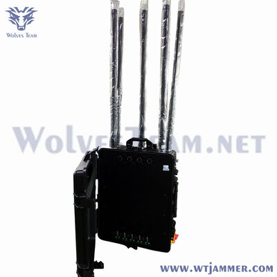 comprare 5 canali Valigia portatile Bloccante del segnale a banda completa per campo esterno e distribuzione mobile fabbricazione online