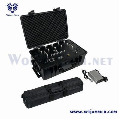 comprare 11 bande 90W All Frequency Ruot Baggage Portable Signal Jammer per il controllo temporaneo della privacy fabbricazione online