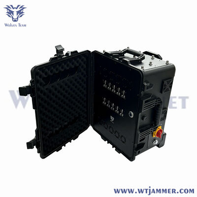 comprare 8 canali 800W High Power Trolley Signal Jammer - Blocco 2G/3G/4G/5G/WiFi/GPS fabbricazione online