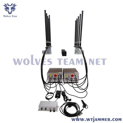 comprare 10 antenne all'aperto 800W Drone ad alta potenza e jammer del segnale mobile per la protezione del convoglio fabbricazione online