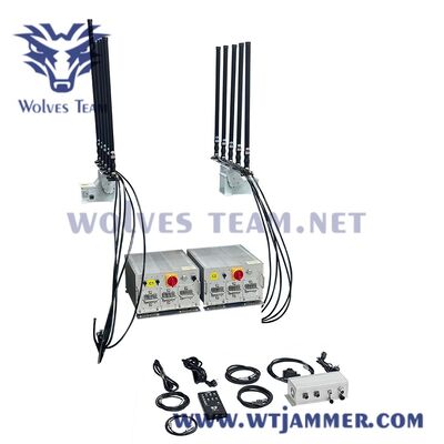 comprare 8 antenne all'aperto 400W interferitore del segnale per piccoli convogli e sicurezza del sito fabbricazione online