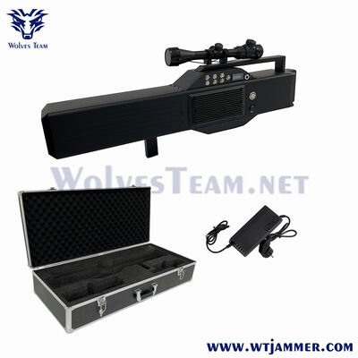 comprare Portable 3 Bands 30W Drone Signal Jammer - Anti-UAV Blocker per uso sul campo fabbricazione online