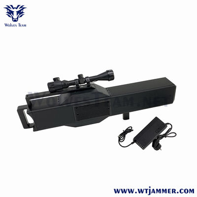 comprare 30W 3 bande handheld anti-drone jammer - portatile UAV segnale bloccante per la sicurezza fabbricazione online