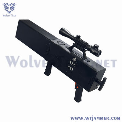 comprare 6 bande 40W portabile portabile UAV segnale bloccante per campo drone intercettazione fabbricazione online