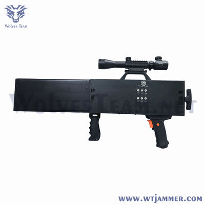 comprare 8 bande 40W Handheld Tactical Drone Signal Jammer per la sicurezza del convoglio VIP fabbricazione online