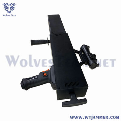 comprare 8 bande 80W di alta potenza portable Drone Jammer per la protezione del sito industriale fabbricazione online