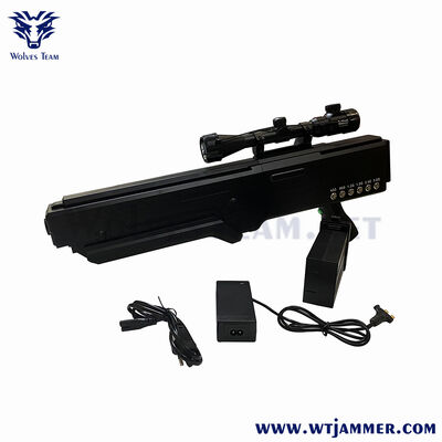 comprare 10 bande 80W Long Range Handheld Drone Signal Blocker per uso delle forze dell'ordine fabbricazione online