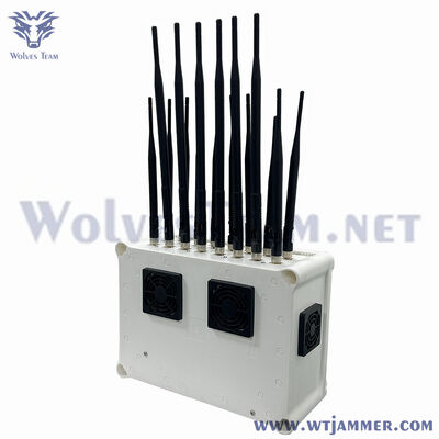 comprare Jammer di segnale desktop a banda ultra completa a 22 canali Tutto lo strumento di protezione del segnale di rete fabbricazione online