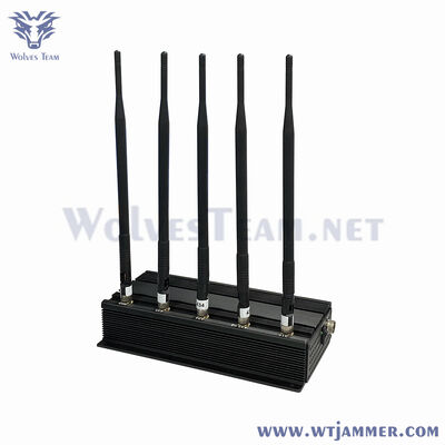 comprare 14 bande 600W Dispositivo di interferenza del segnale di alta potenza per desktop a tutte le frequenze fabbricazione online