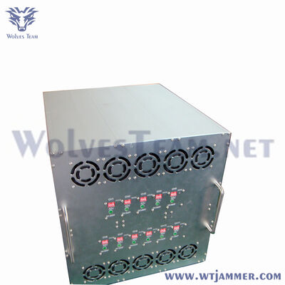 comprare Interno 10 Canale 500W Veicolo montato anti-drone jammer fabbricazione online