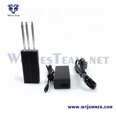 comprare 10M 100-240V Handheld Signal Jammer incorporato in batteria fabbricazione online
