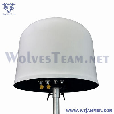 comprare Localizzatore di segnale UAV per montaggio su treppiede portatile con antenna a cupola di rilevamento RF Omni Drone a 360° impermeabile per la sicurezza a bassa quota fabbricazione online
