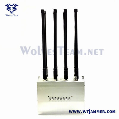 comprare 10-30M 80W Sistema di interferenza del segnale stazionario ad alta potenza per Cellula WiFi VHF UHF & LoJack fabbricazione online