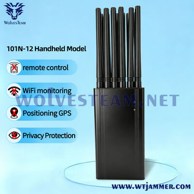 comprare 12 bande indipendenti Totale 12 W RF Dispositivo di protezione della privacy Supporto 3G 4G 5G CDMA GPS WiFi Dispositivo di gestione del segnale wireless fabbricazione online