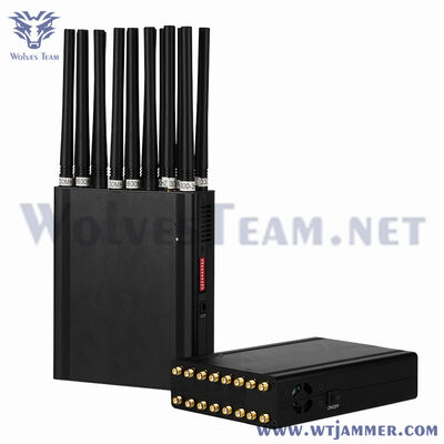comprare 16-canale segnale mobile 2G 3G 4G 5G CDMA GPS Bloccante segnale multifunzione soppressore portatile interferenza del segnale fabbricazione online