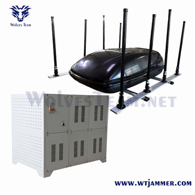 Acquistare 11 Bande 1500 Watt Jammer Portatile per Segnali Veicolari con Antenne Direzionali fabbricazione online