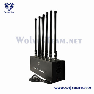 Acquistare Bloccante del segnale interno 195W Desktop GSM PCS 3G 4G 5G Bloccante del segnale del telefono cellulare con telecomando fabbricazione online