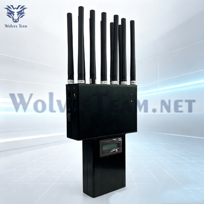 Acquistare Emittente di disturbo tenuta in mano del segnale del telefono cellulare di 16 antenne 16 Watt 5G con la batteria all'interno fabbricazione online