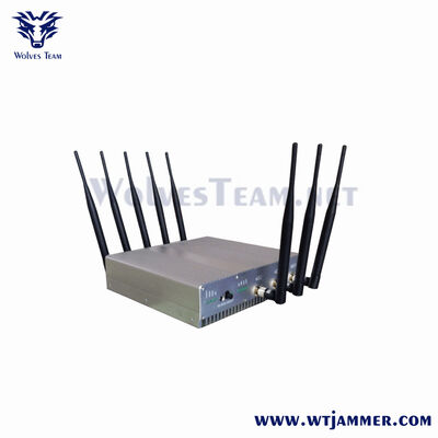 Acquistare Jammer di segnale wireless a frequenze personalizzate per desktop, bloccatori di segnale per telefoni cellulari con alimentatore fabbricazione online
