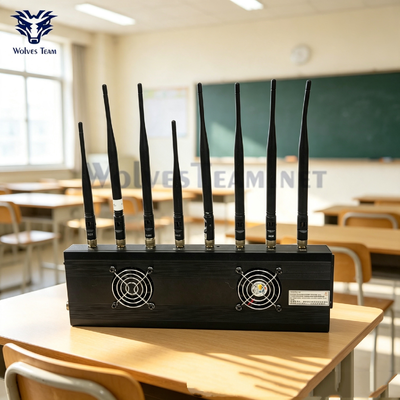 Acquistare Emittente di disturbo da tavolo anti-imbroglio da 40 W a 8 bande per sale d'esame scolastiche fabbricazione online