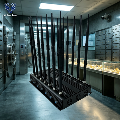 Acquistare Jammer di segnale wireless a banda intera con 16 antenne regolabili per banche fabbricazione online