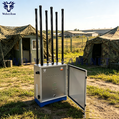 Acquistare Alta Potenza 300W 6CH Outdoor Impermeabile Omni-Directional Signal Jammer fabbricazione online